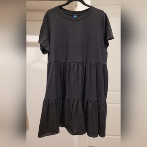 Tiered Mini Swing T-Shirt Dress